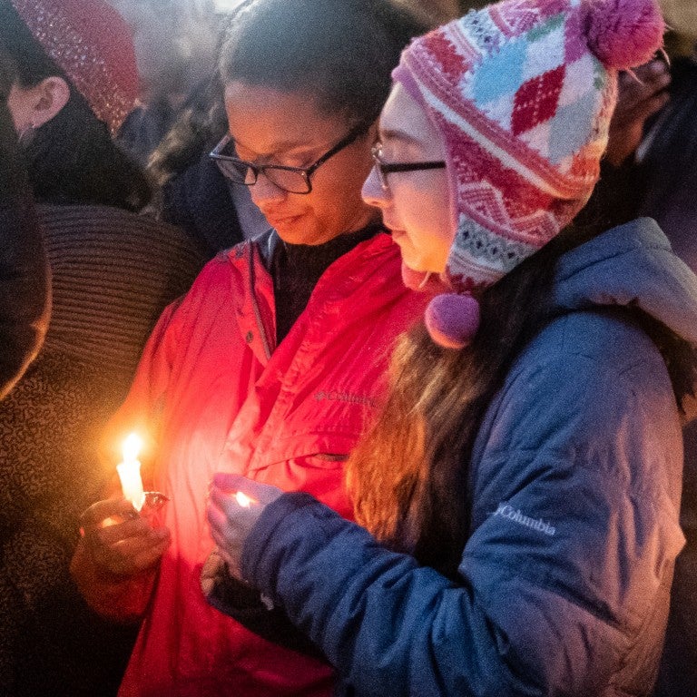 Vigil for the victims of the Pittsburgh Synagogue Shooting