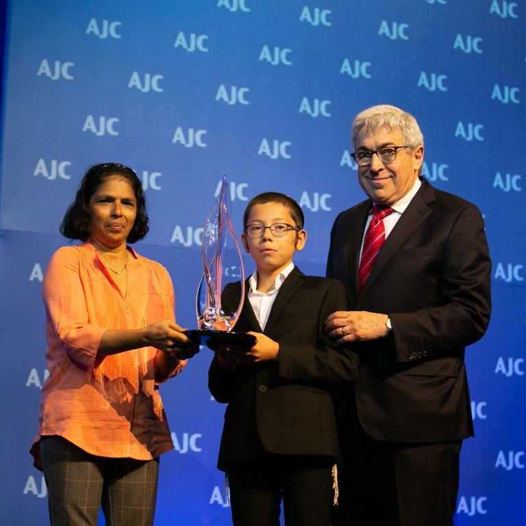 Sandra Samuel receives AJC Moral Courage Award