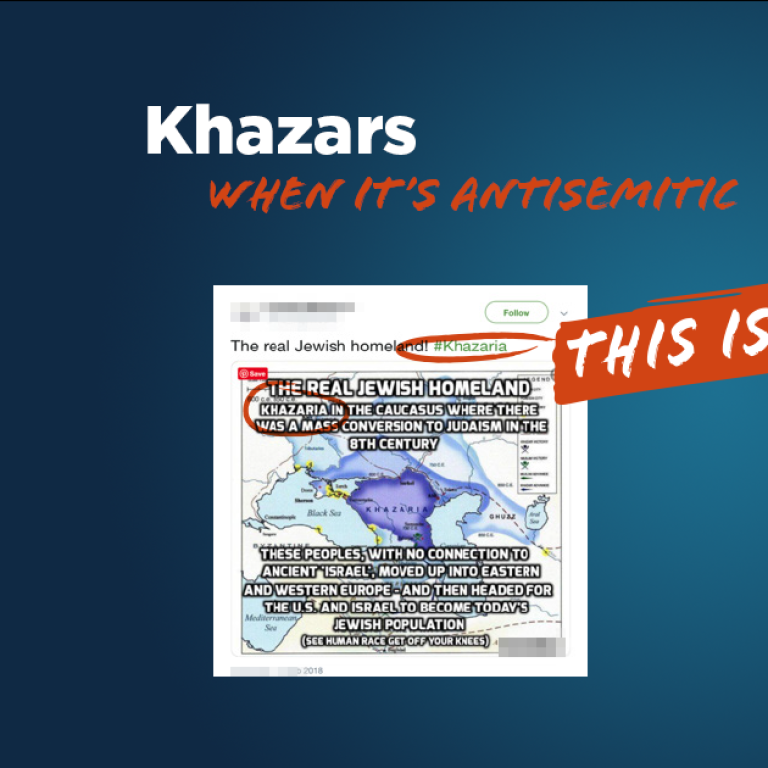 Khazars - This is Antisemitic - Translate Hate